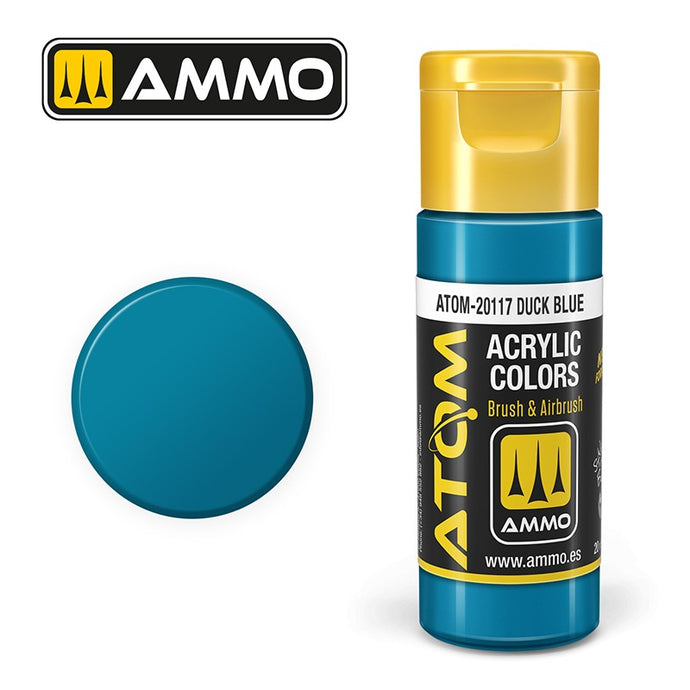 Ammo Mig Atom Color Acrylic Duck Blue