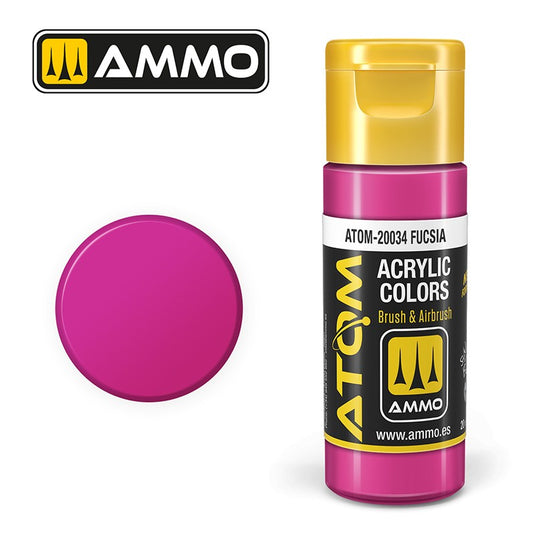 Ammo Mig Atom Color Acrylic Fucsia