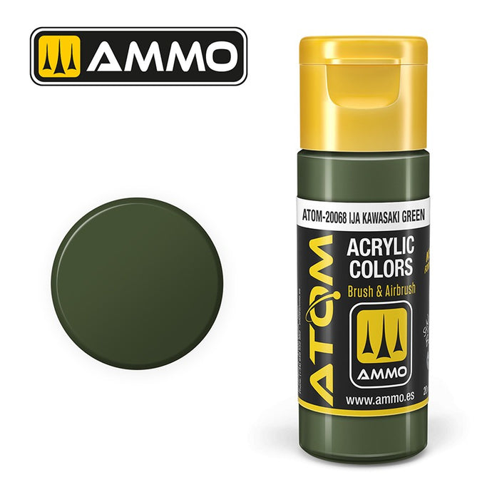 Ammo Mig Atom Color Acrylic IJA Kawasaki Green