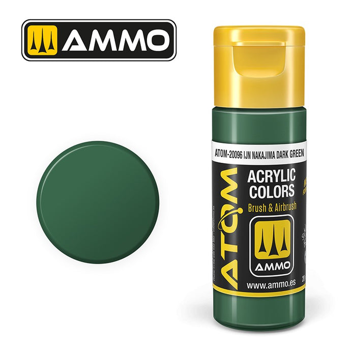 Ammo Mig Atom Color Acrylic IJN Nakajima Dark Green