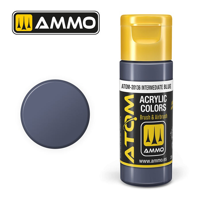 Ammo Mig Atom Color Acrylic Intermediate Blue FS35164 - RAL7031 - ANA608