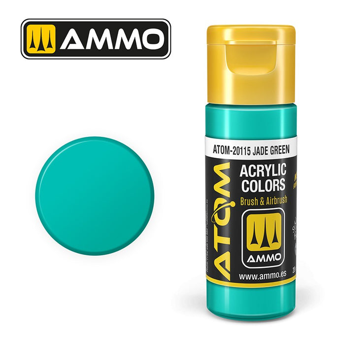 Ammo Mig Atom Color Acrylic Jade Green