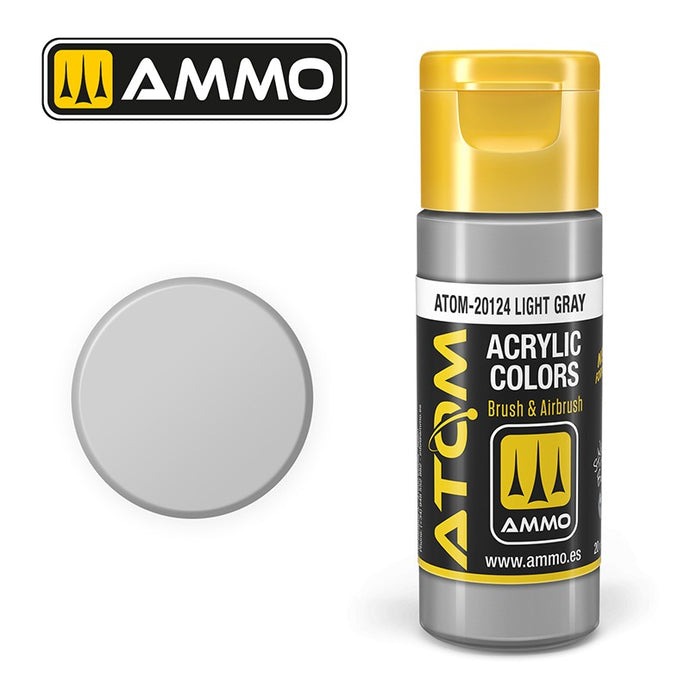 Ammo Mig Atom Color Acrylic Light Gray FS36495