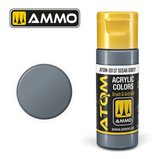 Ammo Mig Atom Color Acrylic Ocean Grey BS629