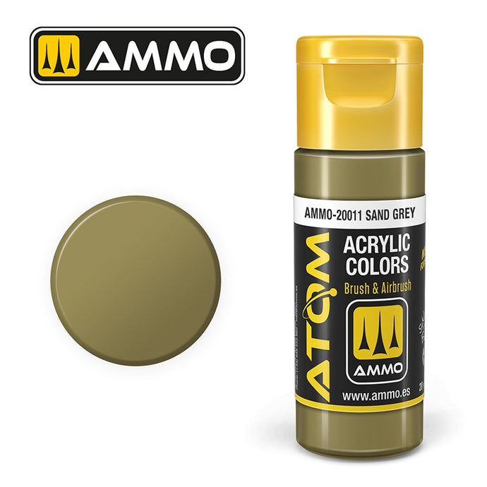 Ammo Mig Atom Color Acrylic Sand Grey FS30277