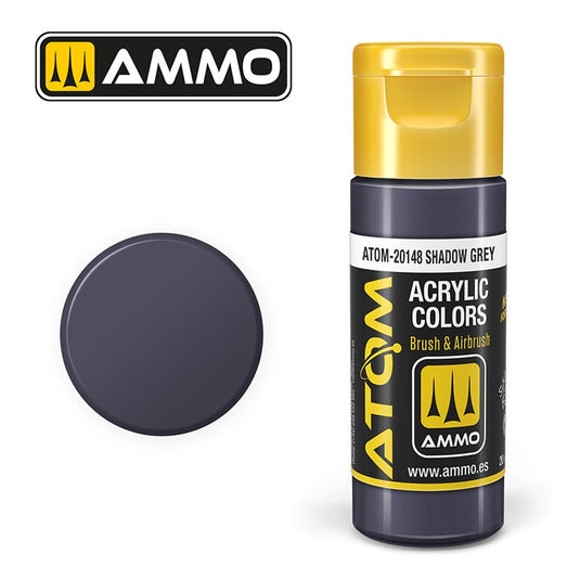 Ammo Mig Atom Color Acrylic Shadow Grey FS36118