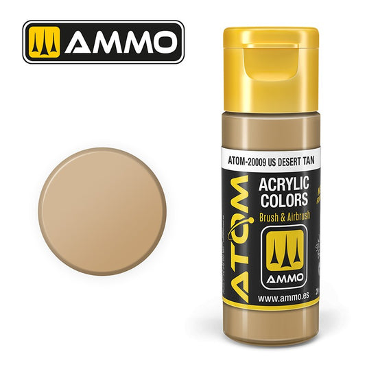 Ammo Mig Atom Color Acrylic US Desert Tan FS33446