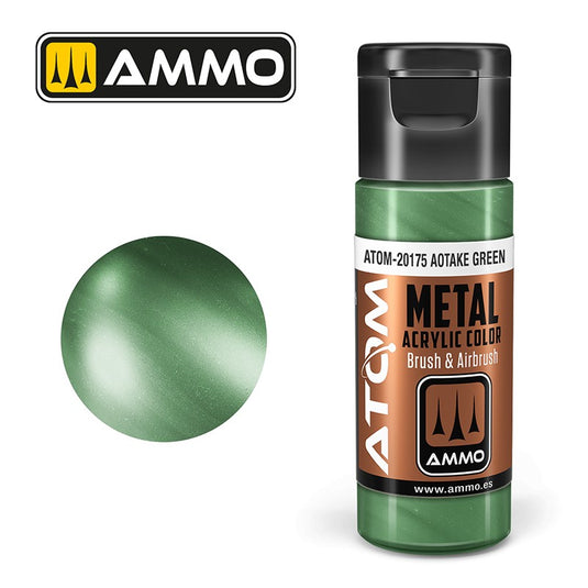 Ammo Mig Atom Color Acrylic METALLIC Aotake Green