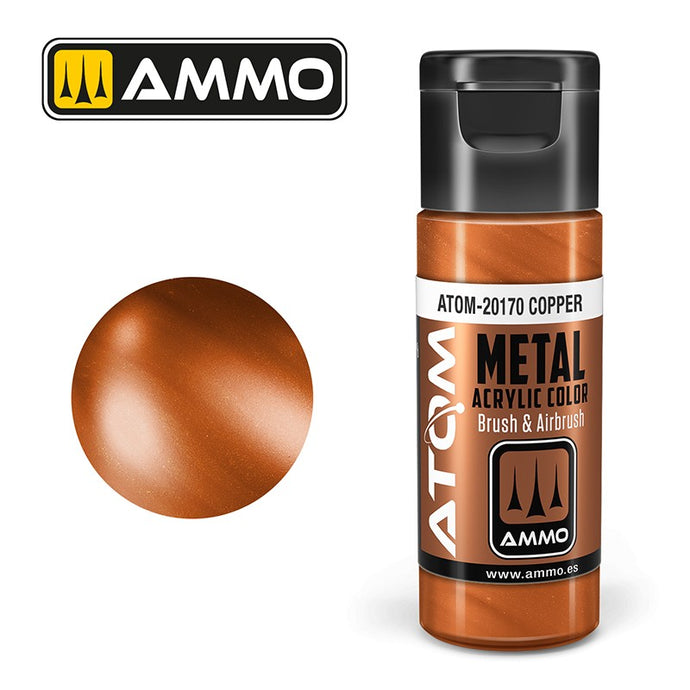 Ammo Mig Atom Color Acrylic METALLIC Copper