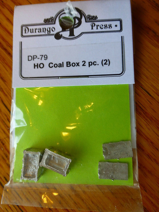 Durango Press 79 HO Scale Coal Box 2 Pc