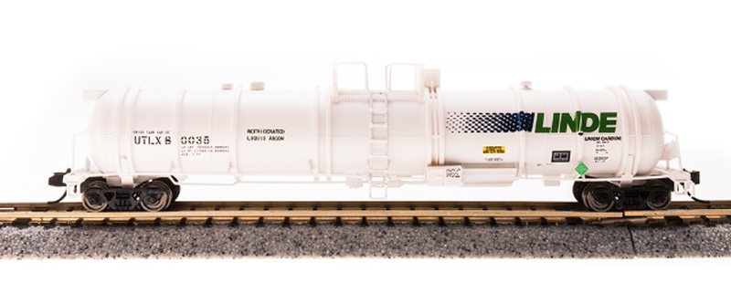 Load image into Gallery viewer, Broadway Limited N Linde Cryogenic Tank Car (Pack of 2) - 3724
