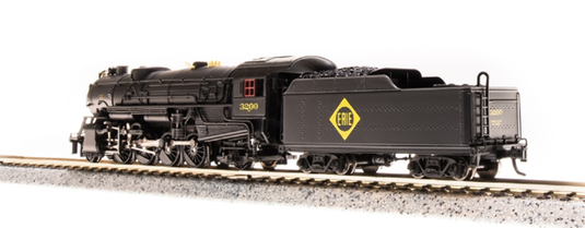 Broadway Limited N Erie USRA Heavy Mikado Steam Locomotive Sound 