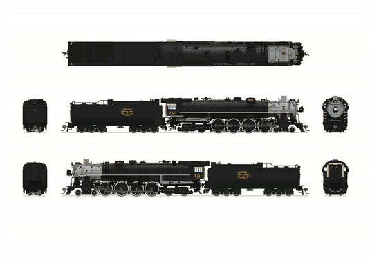 Broadway Limited HO Scale SP&S Late Postwar 1949-1956 E-1 4-8-4 