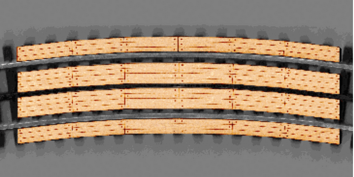 Blair Line 216 Wood Grade Crossing 3Rl 72