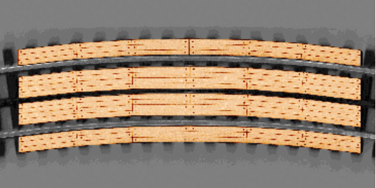 Blair Line 216 Wood Grade Crossing 3Rl 72