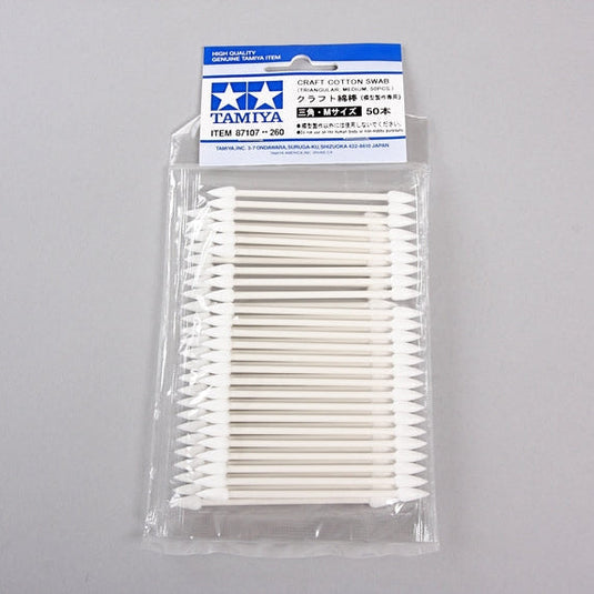 Tamiya Triangular Craft Cotton Swabs 50 Pack