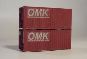 Osborn Models HO Scale 20' Intermodal Containers 1063