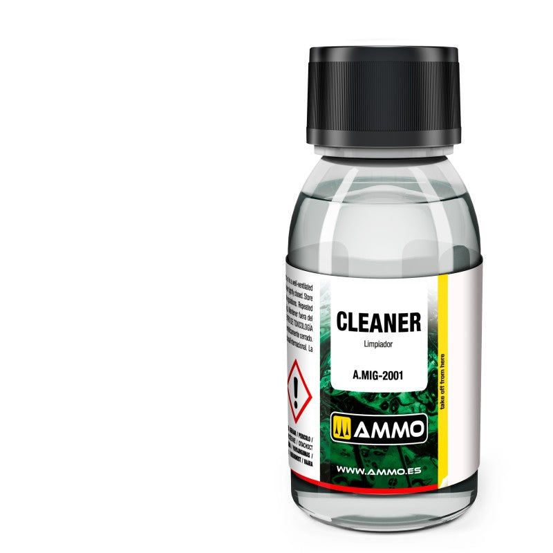 Load image into Gallery viewer, Ammo Mig Jimenez Acrylic Airbrush &amp; Brush Cleaner 100ml (AMIG2001)
