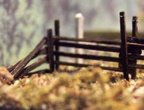 Osborn Models N Scale Log Fence 3082