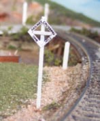 Osborn Models N Scale Railway Crossing Sign 3054