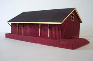 Osborn Models N Scale Freight Shed 3028