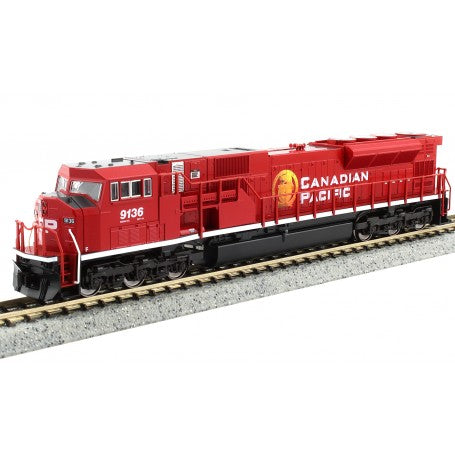 Load image into Gallery viewer, Kato N Scale Canadian Pacific CP 9155 EMD SD90/43MAC Locomotive DC
