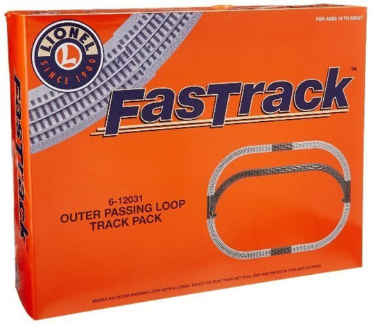 Lionel O Scale FasTrack Outer Passing Loop Add-On Track Pack - 12031
