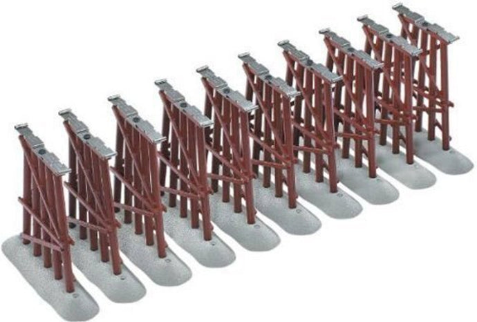 Lionel O Scale FasTrack Elevated Trestle Set (10) - 12038