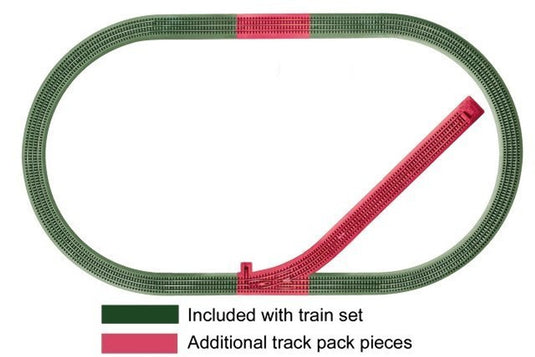 Lionel O Scale FasTrack Siding Track Add-On Track Pack - 12044