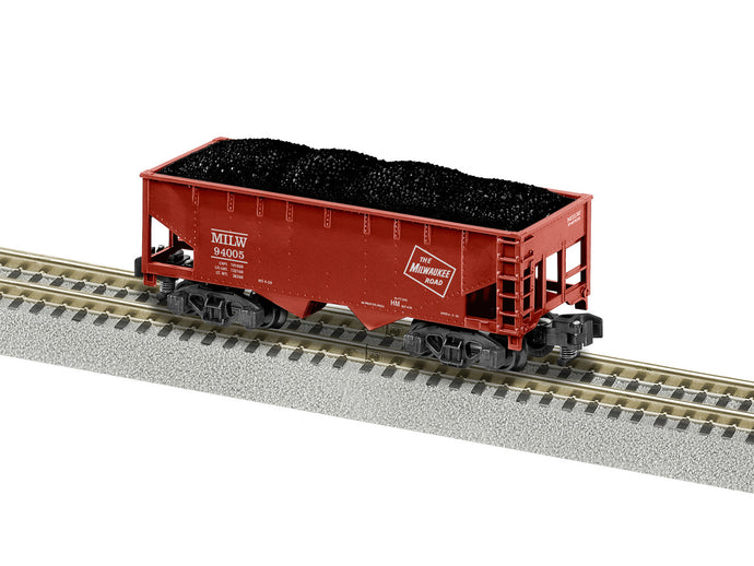 Lionel S Scale Milwaukee Road 2-Bay Hopper 