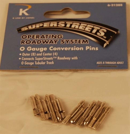 Lionel O Scale Conversion Pins (8 Outer / 4 Center) - 21288