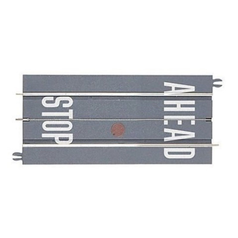 Load image into Gallery viewer, Lionel O Scale SuperStreets 5&quot; Straight - &quot;Stop Ahead&quot; (2) - 21573
