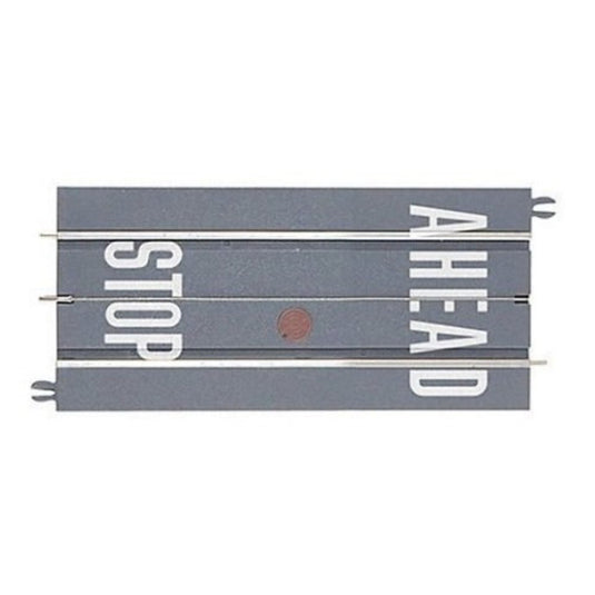 Lionel O Scale SuperStreets 5" Straight - "Stop Ahead" (2) - 21573