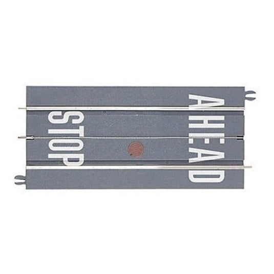 Lionel O Scale SuperStreets 5" Straight - "Stop Ahead" (2) - 21573