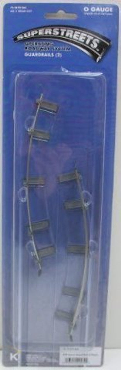 Load image into Gallery viewer, Lionel O Scale SuperStreets D16 Curve Guard Rail (2) - 22534
