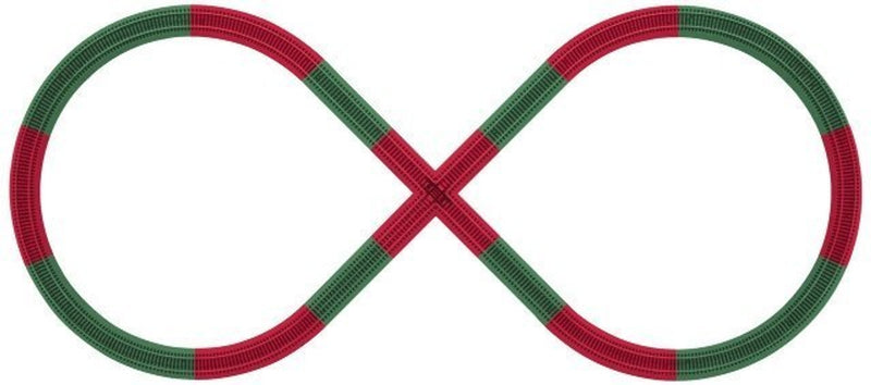 Load image into Gallery viewer, Lionel S Scale AF FasTrack Figure 8 Add-On Track Pack - 49889
