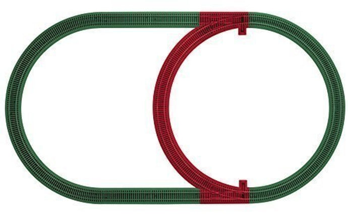 Lionel S Scale AF FasTrack Inner Passing Loop Add-On Track Pack - 49890