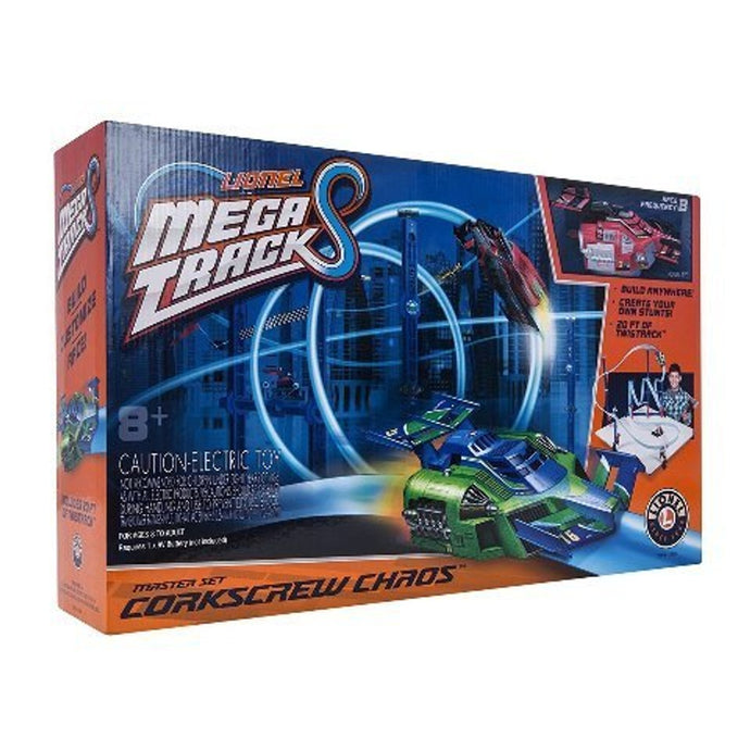 Lionel Mega Tracks Corkscrew Chaos Red Car Starter Set - 720004