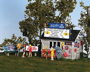 Monroe Models Ho Belle Ice Cream Stand