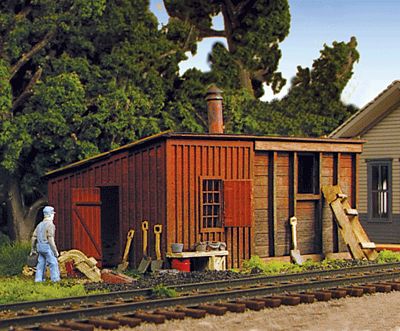 Monroe Models Ho Pump House, Coal Shed