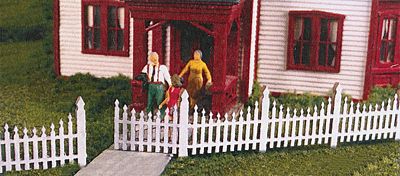 Monroe Models Ho Ornate Picket Fence