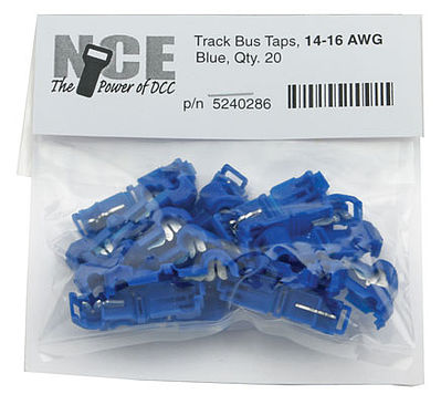 NCE DCC Trk Bus Tab 20pkg