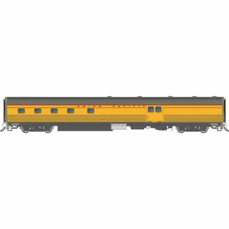 Load image into Gallery viewer, Rapido HO Scale Union Pacific Yellow Budd Baggage-Dorm Passenger Car 6002 - 114043
