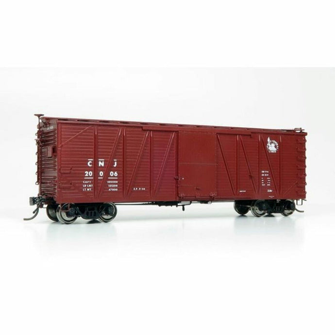 Rapido HO Scale CNJ USRA Single-Sheathed Boxcar (Pack of 6) - 142003