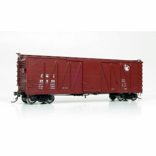 Rapido HO Scale CNJ USRA Single-Sheathed Boxcar (Pack of 6) - 142003