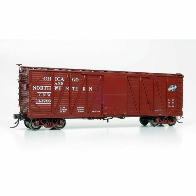 Rapido HO Scale C&NW USRA Single-Sheathed Boxcar (Pack of 6) - 142005