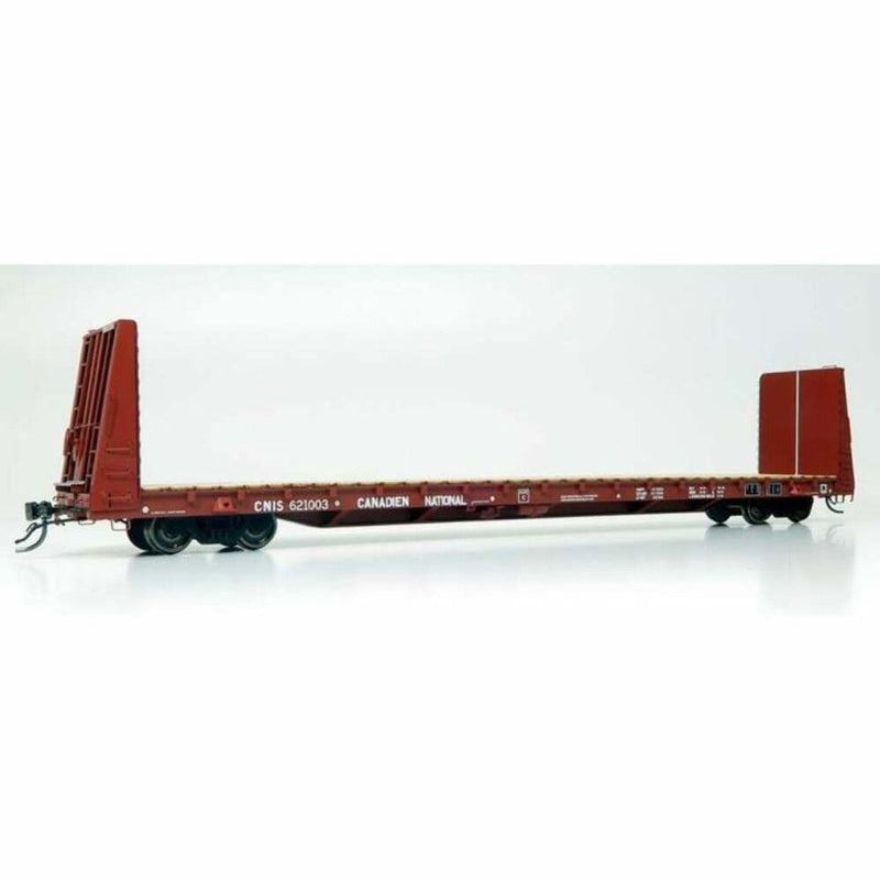 Load image into Gallery viewer, Rapido HO CNIS Mineral Brown Marine Industries Bulkhead Flatcar Single - 147004A
