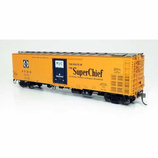 Rapido HO Scale Santa Fe RR-56 Mechanical Reefer Super Chief Slogan (4) - 156001