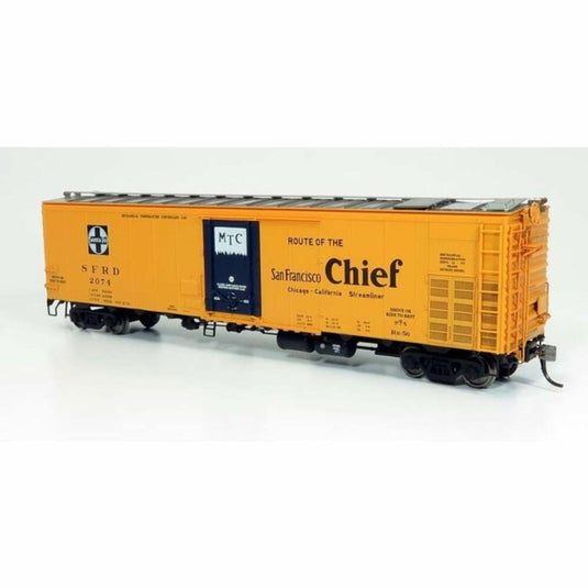 Rapido HO Santa Fe RR-56 Mechanical Reefer San Francisco Chief Slogan (4) - 156002