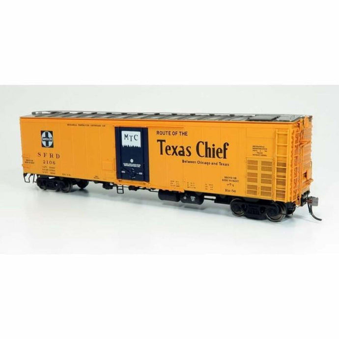 Rapido HO Scale Santa Fe RR-56 Mechanical Reefer Texas Chief Slogan (4) - 156003